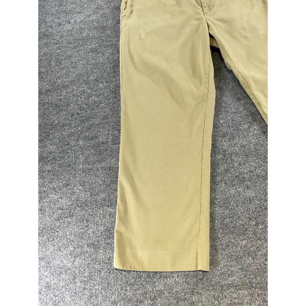 Tommy Bahama Pants Mens 36x28 Khaki Tan Flat Front Casual Dress Lightweight Rela